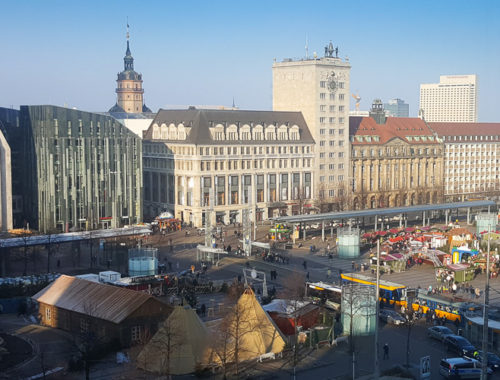 Panorama Leipzig Augustusplatz